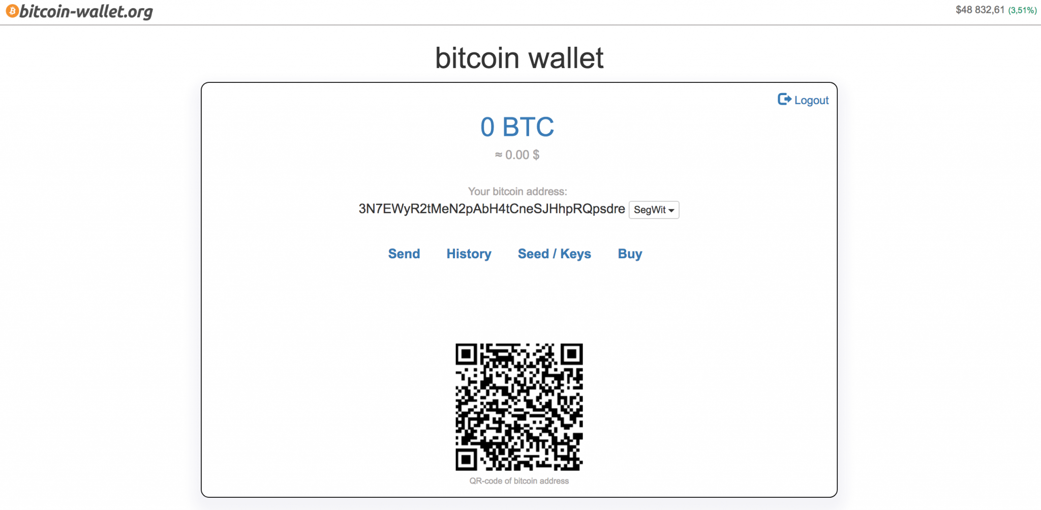 Anonymous Bitcoin Wallet without Verification, KYC