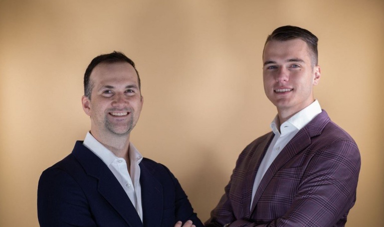 Moon Mortgage cofounders Aaron Nevin and Tristan Marino